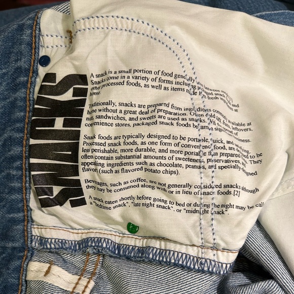 Mother Snacks High Waisted Twizzy Skimp Delicious Memories Jeans Size 32 - Picture 8 of 11